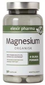 Elexir Pharma Magnesium Organisk 90 stk produktbilde