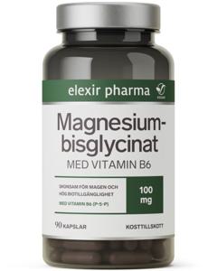 Elexir Pharma Magnesiumbisglycinat 90 kapslar produkt bild