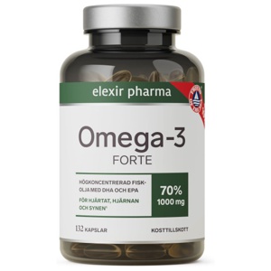 Elexir Pharma Omega-3 Forte 132 kapsler produktbillede