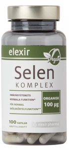 Elexir Pharma Organiskt Selen Komplex 100 stk produktbilde