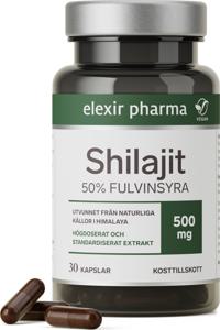 Elexir Pharma Shilajit 30 kapslar produkt bild
