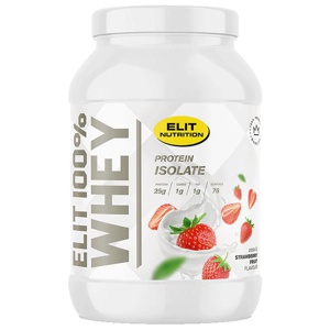 ELIT 100% Whey Laktosfritt Proteinpulver 900 g - Strawberry Fruit produkt bild