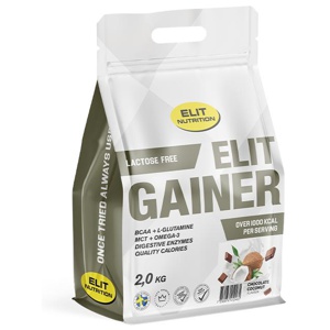 Elit Nutrition ELIT GAINER - Lactose free, 2000 g, Chocolate Coconut produkt bild