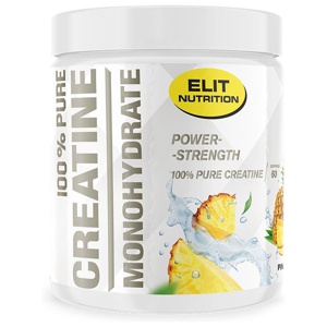 Elit Nutrition 100% Pure Creatine Monohydrate Pineapple Pulver 300 g produkt bild