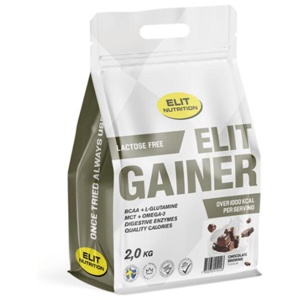 Elit Nutrition Gainer Laktosfri 2kg - Chocolate Brownie produkt bild