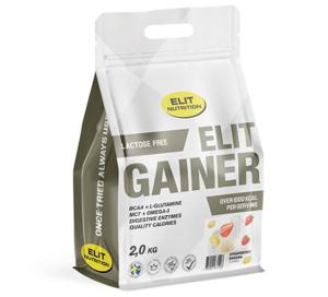 Elit Nutrition Gainer Laktosfri Strawberry Banana 2kg produkt bild