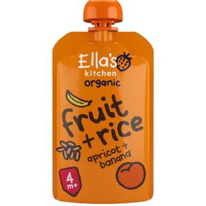 Ella's Fruktris Banan & Aprikos 120 g produkt bild