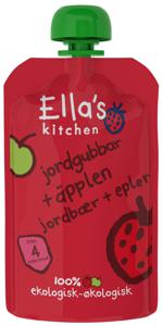 Ella's Kitchen Jordgubb & Äpple Puré 120 g produkt bild