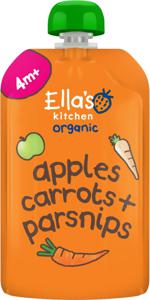 Ella's Kitchen Puré Morot Äpple 4 månader EKO 120g produkt bild