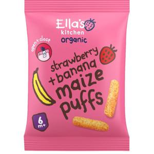 Ella's Majsmums Jordgubbbar & Bananer 20 g produkt bild