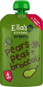 Ella's Puré Broccoli, Päron & Ärtor 120 g produkt bild