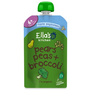 Babymos Ø broccoli, pære - 120 gram produktbillede