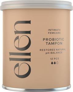 Ellen Probiotic Tampon Medium 12 st produkt bild