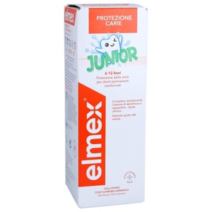 elmex JUNIOR KARIESSCHUTZ ZAHNSPÜLUNG 400 ml Spüllösung Produktbild