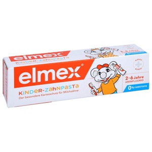elmex Kinder-Zahnpasta KARIESSCHUTZ für Milchzähne 50 ml Zahnpasta Produktbild