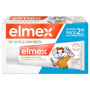 Elmex Kinderzahnpasta 2 - 6 Jahre Duo Pack, 2X50 ml Zahnpasta Produktbild