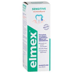 elmex SENSITIVE Zahnspülung, Schutz vor empfindlichen Zähnen 400 ml Lösung Produktbild