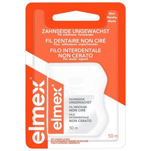 ELMEX-Zahnseide-ungewachst-mit-Aminfluorid Produktbild