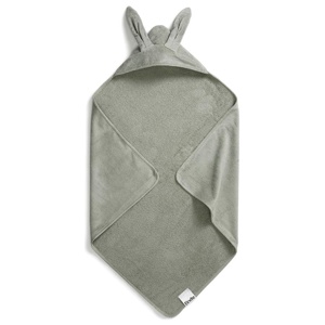 Elodie Hooded Towel Mineral Green Bunny produkt bild