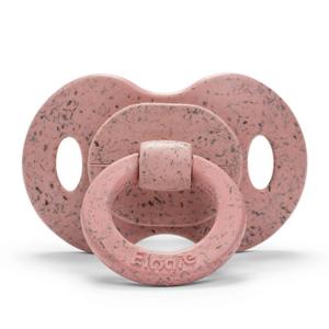 Elodie Details napp i bambu faded rose/ortodontisk silikon produkt bild