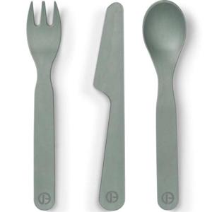 Elodie Details bestick 3 delar pebble green produkt bild