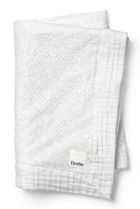 Elodie Soft Cotton Blanket Embroidery Anglaise produkt bild