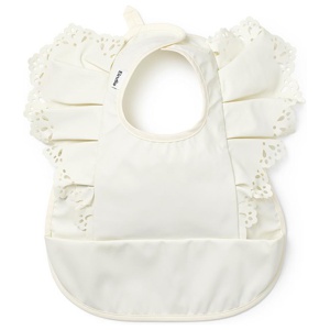 Elodie Baby Bib Vanilla White 0-3 år produkt bild