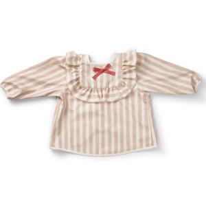 Elodie Longsleeved Baby Bib Candy Stripes produkt bild