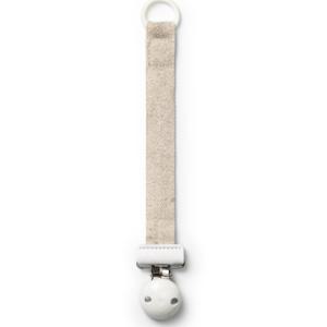 Elodie Pacifier Clip Wood Silver Sheen produkt bild