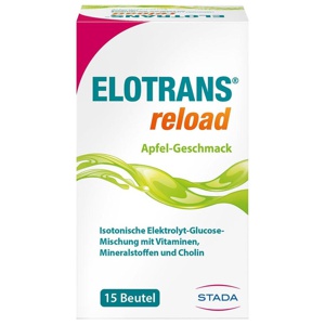 ELOTRANS reload Elektrolyt-Pulver Apfel Btl. Produktbild