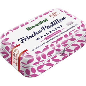 EM-EUKAL Frische Pastillen Waldbeere zuckerfrei Produktbild