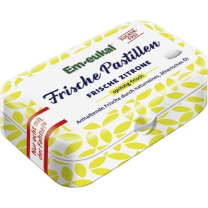 EM-EUKAL Frische Pastillen Zitrone zuckerfrei Produktbild