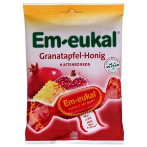 EM-EUKAL Bonbons Granatapfel-Honig zuckerhaltig Produktbild