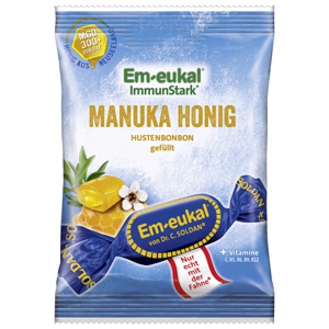 Em-eukal Halstablett Manuka Honung 75g produkt bild