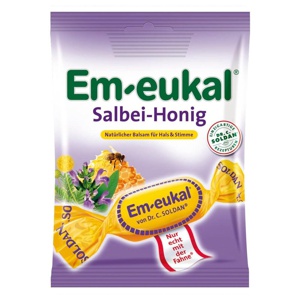 EM-EUKAL Bonbons Salbei Honig zuckerhaltig Produktbild