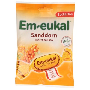 EM-EUKAL Bonbons Sanddorn zuckerfrei Produktbild