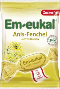 Em-eukal Sockerfri Halstablett Anis Fänkål 75g produkt bild