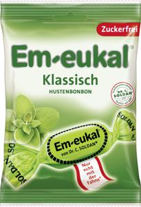 Em-eukal Sockerfri Halstablett Klassisk 75g produkt bild