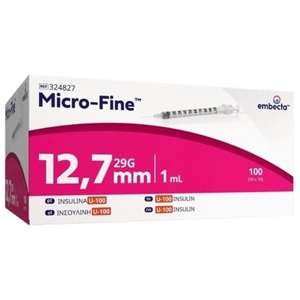BD Micro Fine+ insulinsprøjte 1 ml - 100 stk. produktbillede