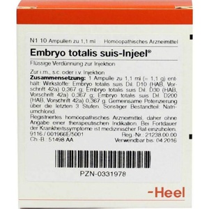 EMBRYO totalis suis Injeel Ampullen Produktbild