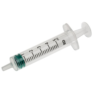 Emerald Sprøyte Sentrert 5ml luer 100stk produktbilde