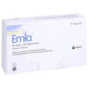EMLA 25 mg/g + 25 mg/g Creme + 2 Tegaderm Pfl. Produktbild