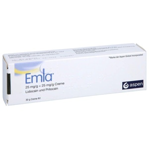 EMLA 25 mg/g + 25 mg/g Creme Produktbild