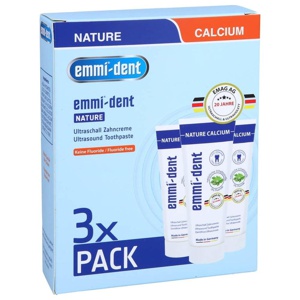Emmi-dent Zahncreme nature Calcium, 3 St Zahncreme Produktbild