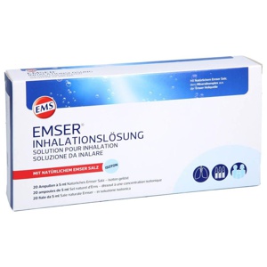 EMSER Inhalationslösung 20 St Inhalationsampullen Produktbild