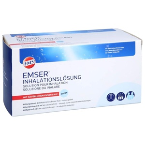 EMSER Inhalationslösung 60 St Inhalationsampullen Produktbild