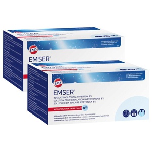 Emser® Inhalationslösung hyperton 8 %, 120X5 ml Inhalationsampullen Produktbild