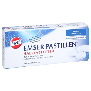 EMSER Pastillen ohne Menthol 30 St Lutschtabletten Produktbild