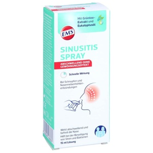 EMSER Sinusitis Spray mit Eukalyptusöl 15 ml Spray Produktbild