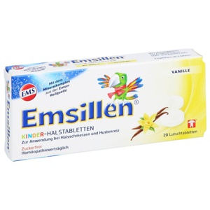 Emsillen KINDER Vanille 20 St Lutschtabletten Produktbild